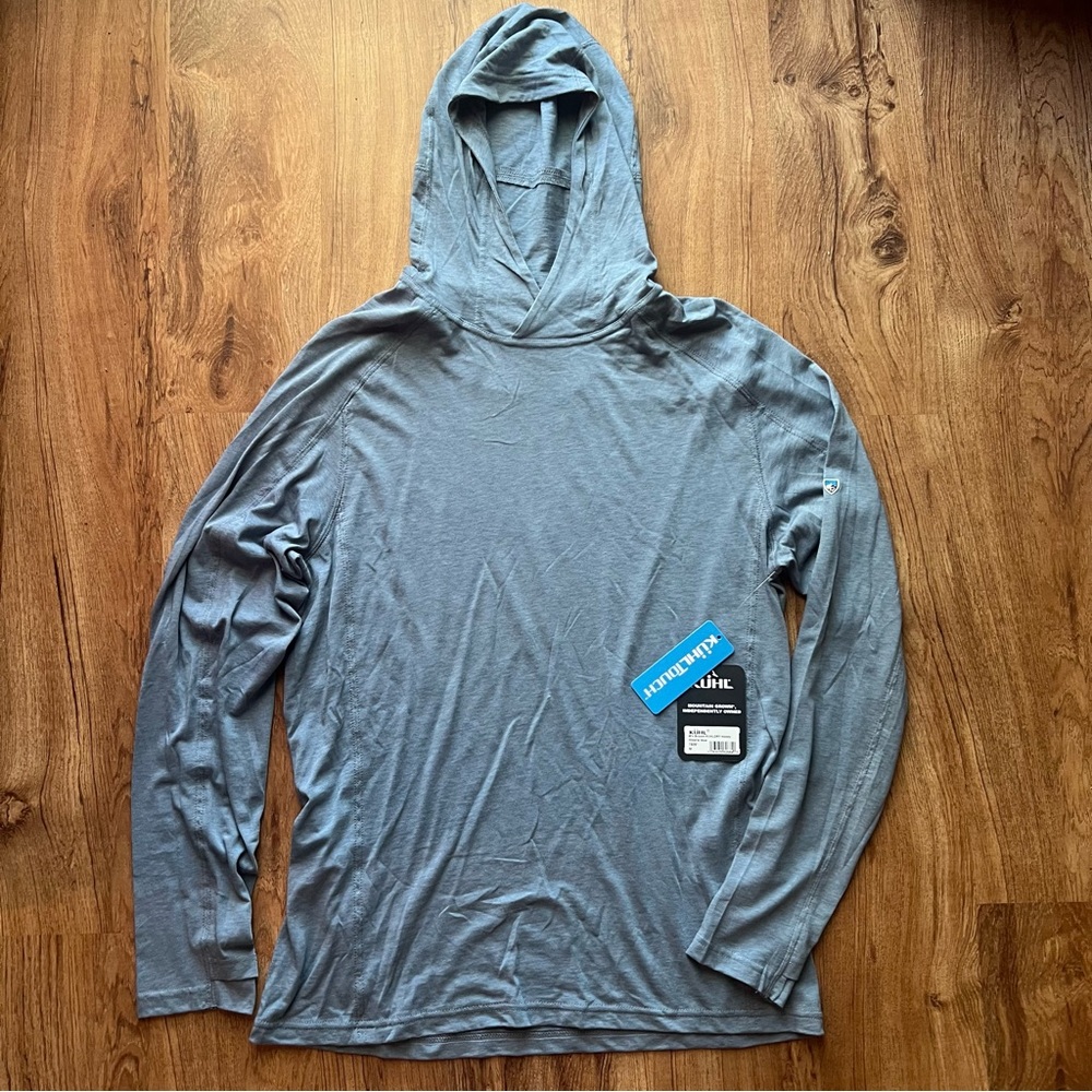 NWT Brazen KuhlDry Ultralight Hoodie Mineral Blue Men’s Medium